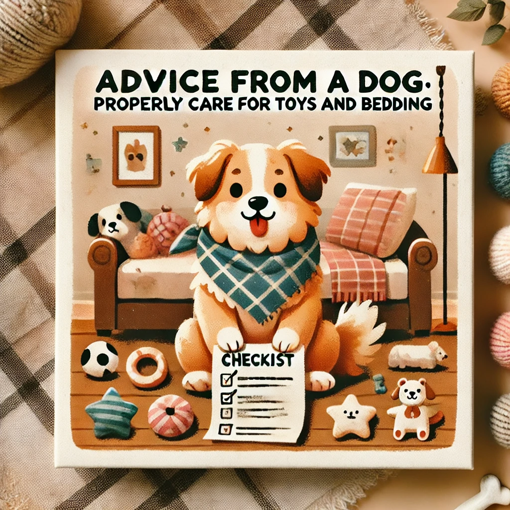 Advice from a Dog: Properly Care for Toys and Bedding