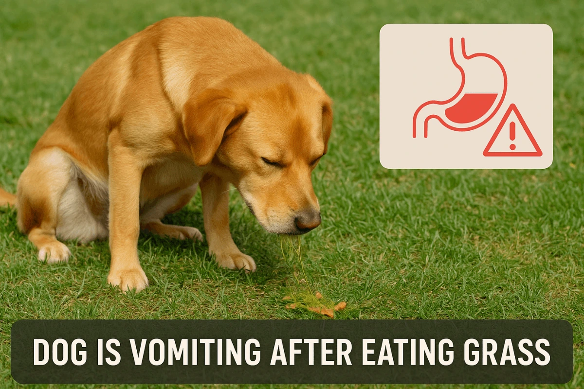 Dog Is Vomiting After Eating Grass