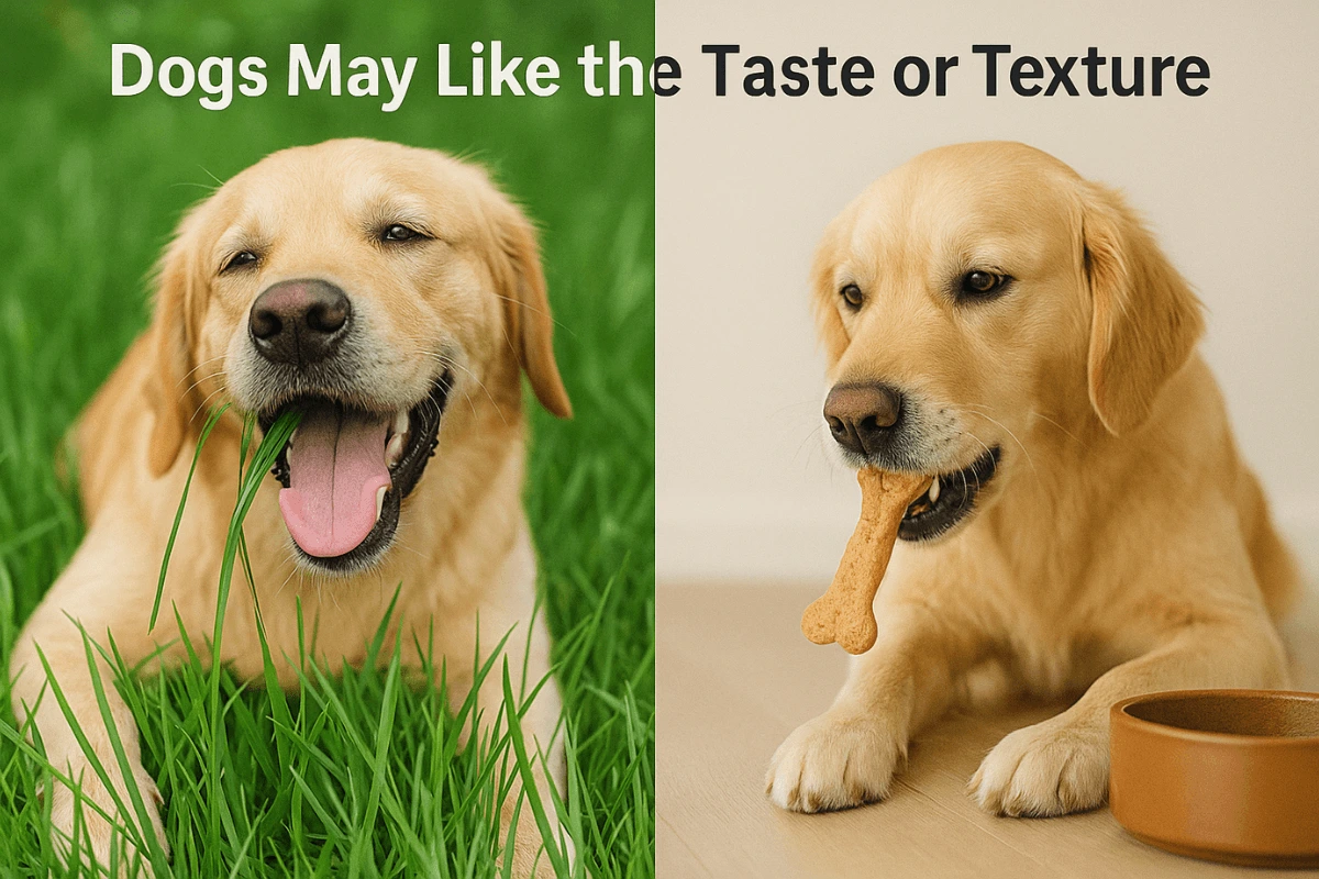 Dogs May Like the Taste or Texture