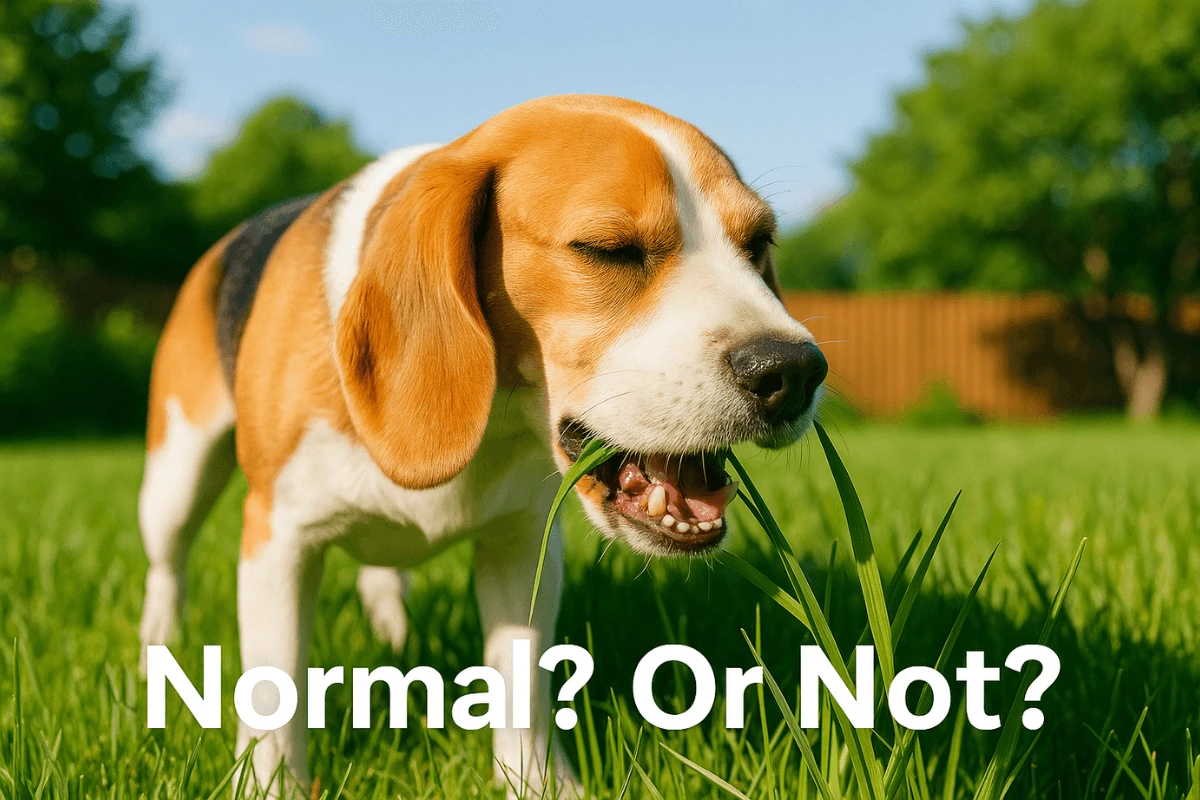 Is Grass Munching Normal for Dogs