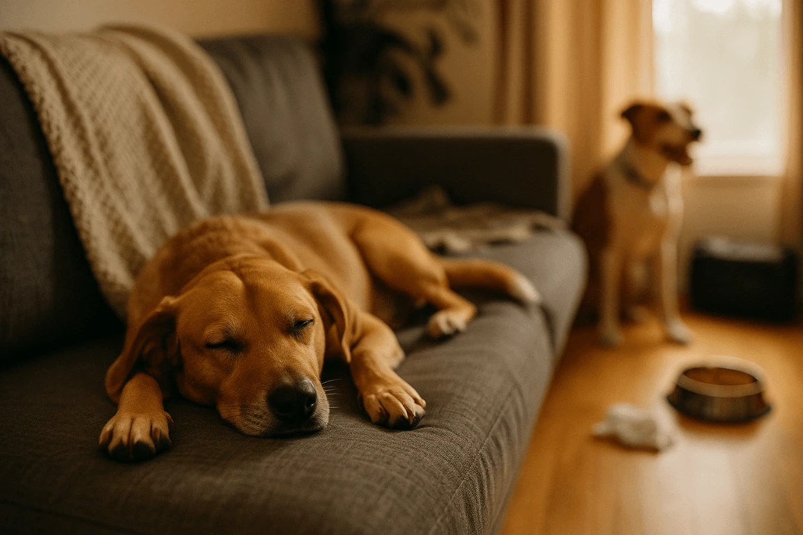 Physical Exhaustion From All That Doggy Socializing