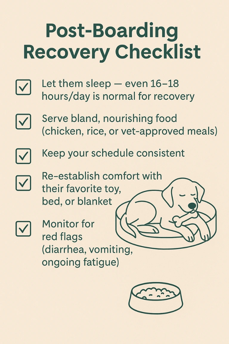 Post-Boarding Recovery Checklist