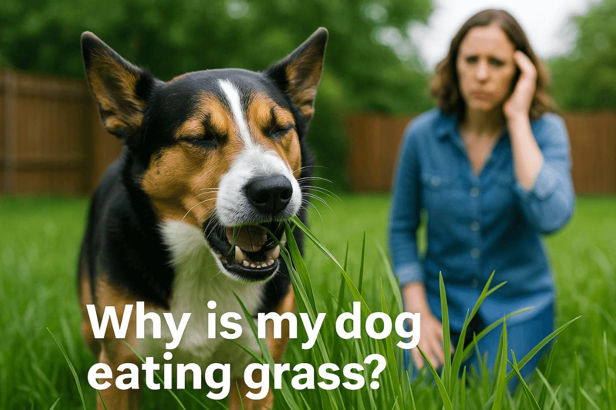 Why is my dog eating grass