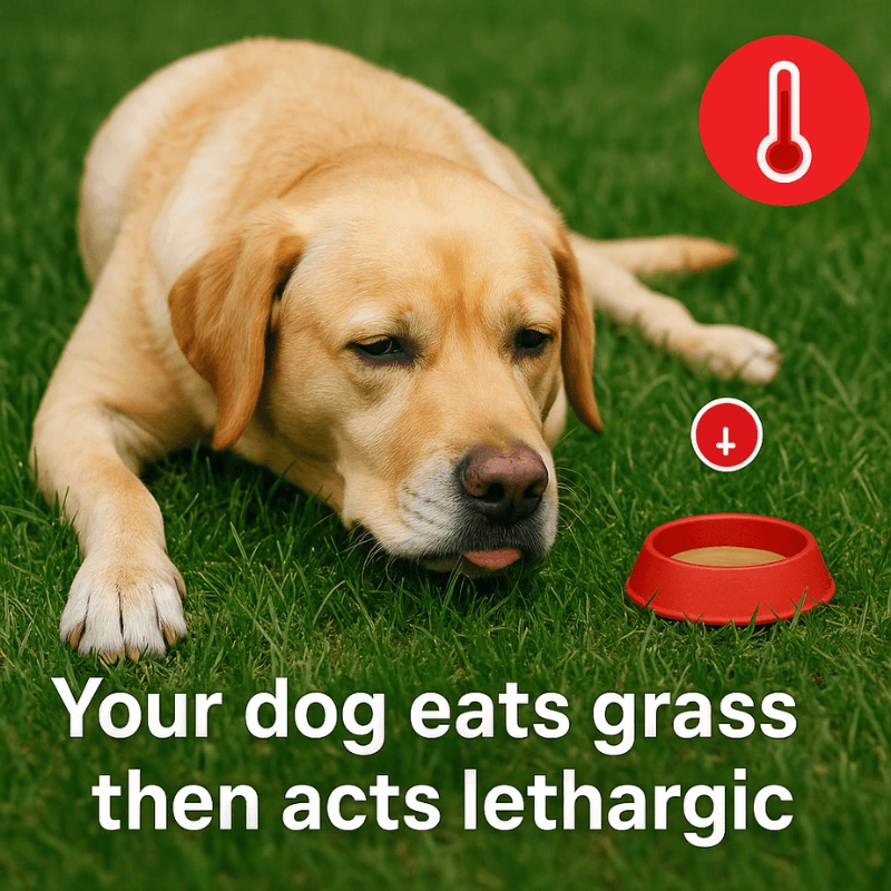 Your Dog Eats Grass Then Acts Lethargic