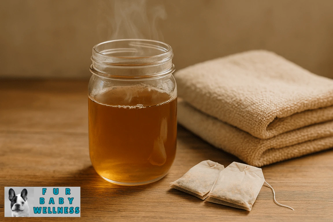 Chamomile Rinse Setup